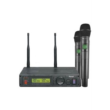 Roof R 1200 E-E UHF Kablosuz 2'li İki Kanallı El Mikrofonu