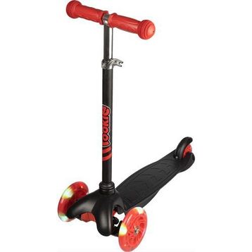 Rookie Maxi Siyah Led Işıklı Scooter