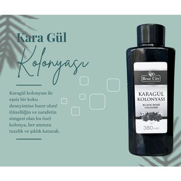 Rose City 380 ml Doğal Isparta Karagül Kolonyası