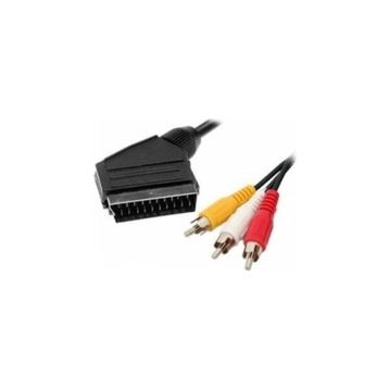 Rose RC-04 Siyah Scart Kablo