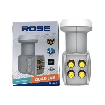 Rose RL-400 Quad Universal Full Hd 4 Çıkışlı Lnb