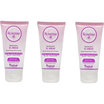 Rosense 3x20 ml Nemlendirici El Kremi