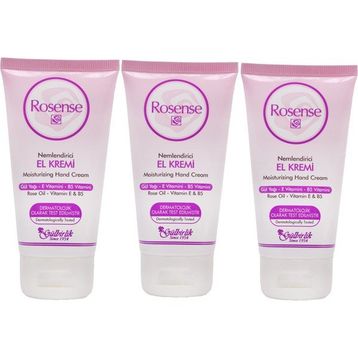 Rosense 3x75 ml Gül Tüp El Kremi