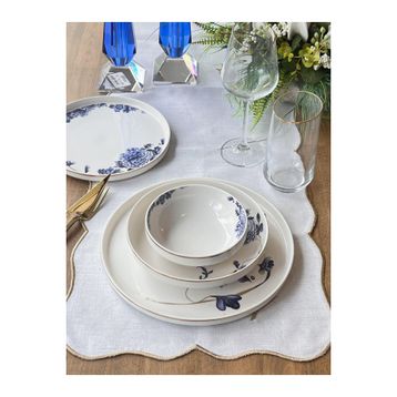 Rossev Blue Blanch 24 Parça 6 Kişilik Yemek Takımı