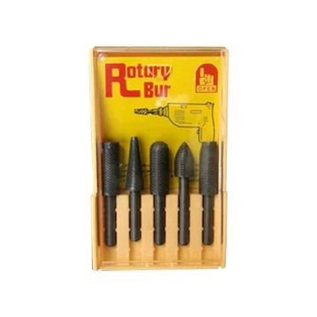 Rotary Eğe 5'li Takım Bur Matkap Uçlu