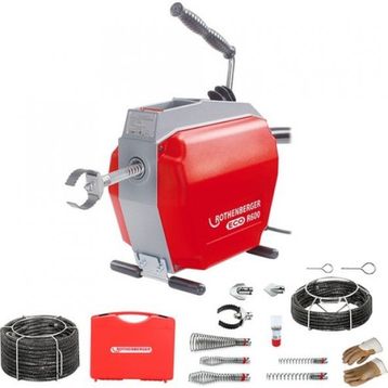 Rothenberger R600 Kanal Açma Makinesi+16/22 mm Spiral ve Uç Seti