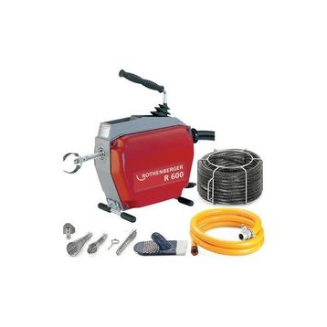 Rothenberger R600 Kanal Açma Makinesi+16/22 mm Spiral ve Uç Seti