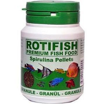 Rotifish Spirulina Pellets 100 ml Balık Yemi