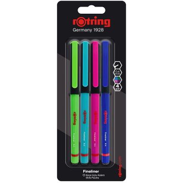 Rotring 2166331 4'lü Keçe Uçlu Kalem