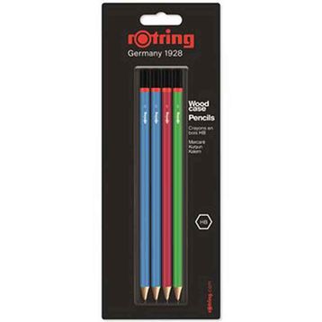 Rotring 4'lü Blister Mercanlı Kurşun Kalem