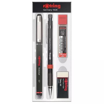 Rotring Visumax 0.7 mm Siyah Roller ve Versatil Kalem Ofis Seti