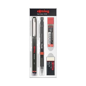 Rotring Visumax 0.7 mm Siyah Roller ve Versatil Kalem Ofis Seti