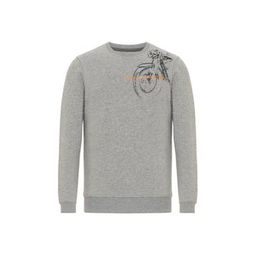 Routefield RFHARV2223_HARV Gri Erkek Sweatshirt