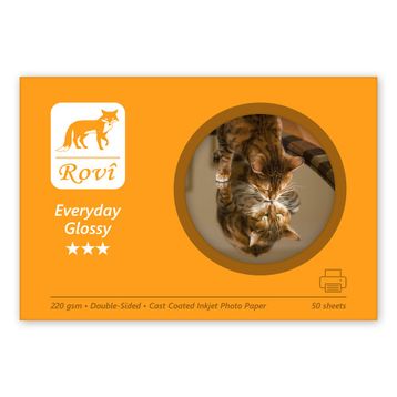 Rovi Everyday 220 gsm 50 yp 10x15 cm Parlak Çift Taraflı Fotoğraf Kağıdı