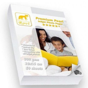 Rovi Premium İnci 10x15 300gr 50 Yaprak Fotoğraf Kağıdı