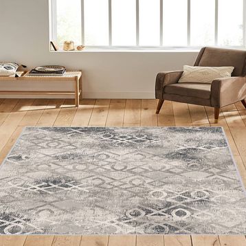 Rovigo Home RVG1594 Dijital Baskı Kaymaz Taban 160x230 cm Salon Halı