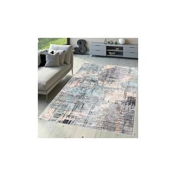 Rovigo Home RVG1637-HT936 Dijital Baskı Kaymaz Taban 80x300 cm Salon Halı