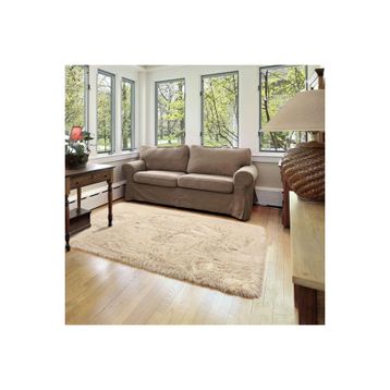 Rovigo Home RVG6001DZ Tavşan Tüyü Post Peluş Tüy Dökmez Camel 80x300 cm Salon Halı