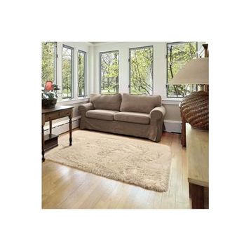 Rovigo Home RVG6001DZ Tavşan Tüyü Post Peluş Tüy Dökmez Camel 80x300 cm Salon Halı