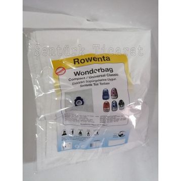 ROWENTA WONDERBAG RO 4500 RO4599 RO4700 20 Adet Uyumlu Süpürge Toz Torbası