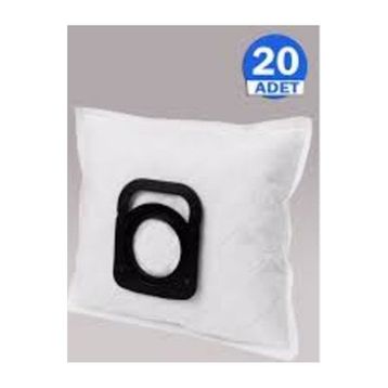 Rowenta ZR200520 ZR200540 Hygiene 20 Adet Uyumlu Süpürge Toz Torbası