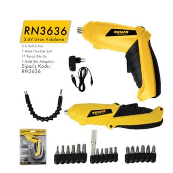 Rown RN3636 3.6V Li-ion Şarjlı Vidalama