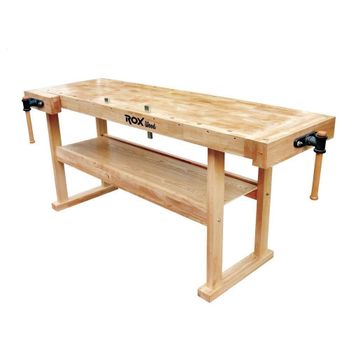 Rox Wood 190 cm Çift Mengeneli Hobi Marangoz Tezgahı