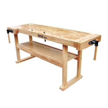 Rox Wood 190 cm Çift Mengeneli Hobi Marangoz Tezgahı