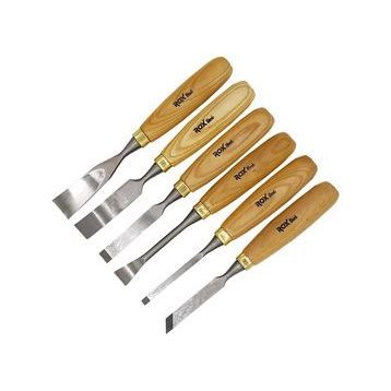 Rox Wood 9097 12 Parça Ahşap Kutulu Ahşap Oyma İskarpela Seti