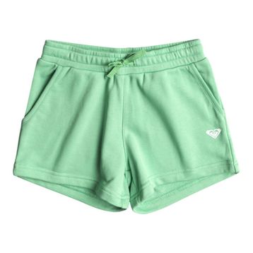 Roxy ERGFB03310-GHW0 Yeşil Surf Feeling Short Terry Çocuk Günlük Stil Şort