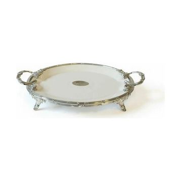 Roy King Classy Oval 25x42 cm Gümüş Sunum Tabak
