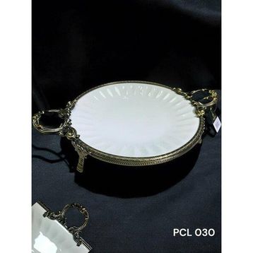 Roy King PCL030 Elegance Antique 41 CM Yuvarlak Sunum Tabak
