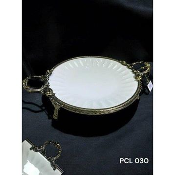 Roy King PCL030 Elegance Antique 41 CM Yuvarlak Sunum Tabak