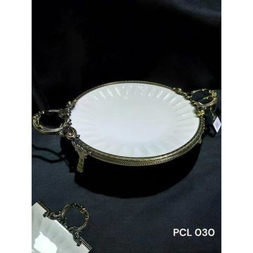 Roy King PCL030 Elegance Antique 41 CM Yuvarlak Sunum Tabak