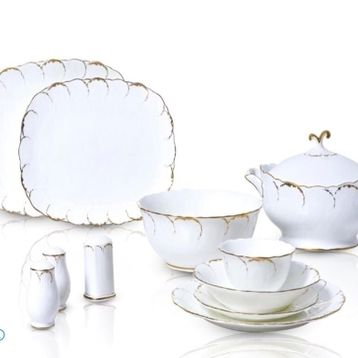 Roy King Queen Gold 58 Parça Yemek Takımı
