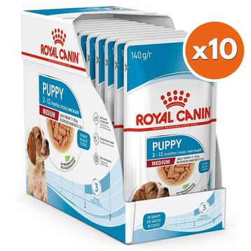 Royal Canin 10x140 gr Medium Puppy Köpek Yaş Maması