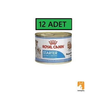 Royal Canin 12x195 gr Starter Yavru Gebe Emziren Köpek Konservesi