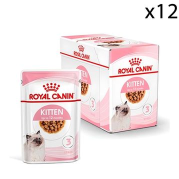 Royal Canin 12x85 gr Pouch Kitten Jöle İçinde Yavru Kedi Konservesi