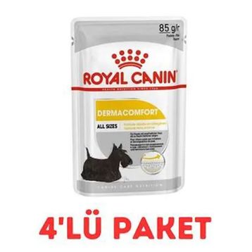 Royal Canin 4x85 gr Dermacomfort Hassas Yetişkin Köpek Pouch Konserve