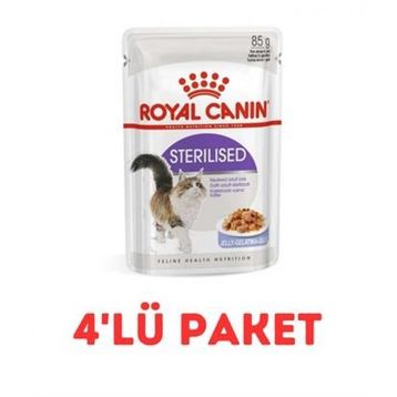 Royal Canin 4x85 gr Sterilised Jelly Kısırlaştırılmış Kedi Konservesi