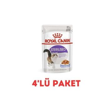 Royal Canin 4x85 gr Sterilised Jelly Kısırlaştırılmış Kedi Konservesi