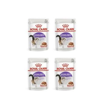 Royal Canin 4x85 gr Sterilised Jelly Kısırlaştırılmış Kedi Konservesi