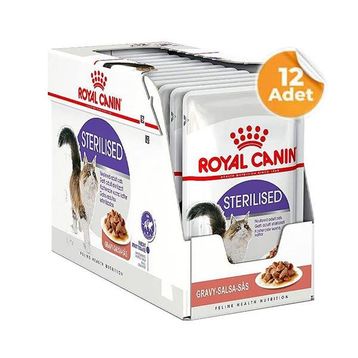 Royal Canin 85 gr Gravy Sterılısed 12'li - 12 Adet Yaş Kedi Maması