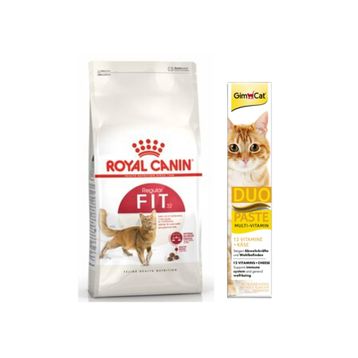 Royal Canin Fit 32 2 kg Kuru Kedi Maması ve 50 gr Gimcat Duo Paste Multi Vitamin