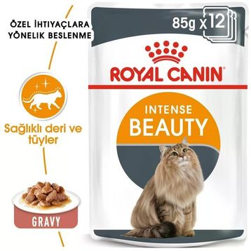 Royal Canin Hair Skin Sos İçinde 12x85 GR Yetişkin Kedi Konservesi