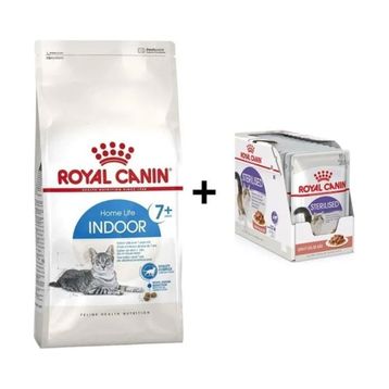 Royal Canin Indoor 7+ Yaşlı 3.5 kg Kuru Kedi Maması+12 Adet Yaş Mama