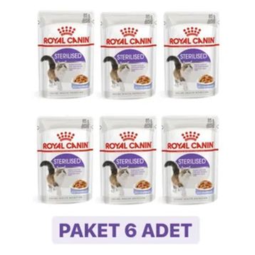 Royal Canin Jelly Sterilised Kısırlaştırılmış 6x85 gr Yaş Kedi Mama