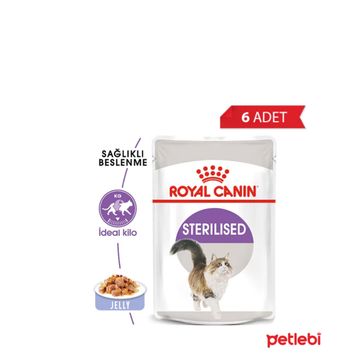 Royal Canin Jöle İçinde Kısırlaştırılmış 6x85 gr Yetişkin Kedi Konservesi