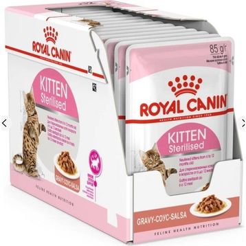 Royal Canin Kitten Gravy Kısırlaştırılmış 12x85 gr Yavru Kedi Konservesi
