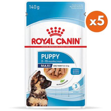 Royal Canin Maxi Puppy Gravy 5x140 gr Köpek Yaş Maması